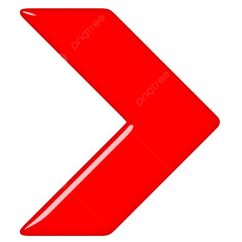 3d Glossy Red Arrow Way, Glass, Arrow, Red PNG Transparent Image and Clipart for Free Download