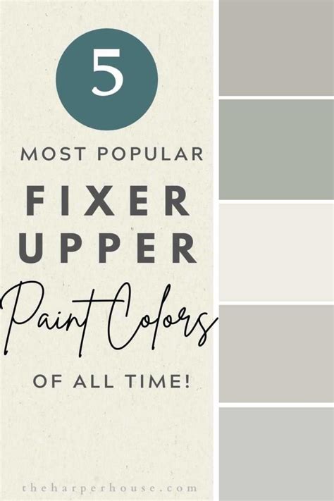 Fixer Upper Paint Colors - The Most Popular of ALL TIME | The Harper House