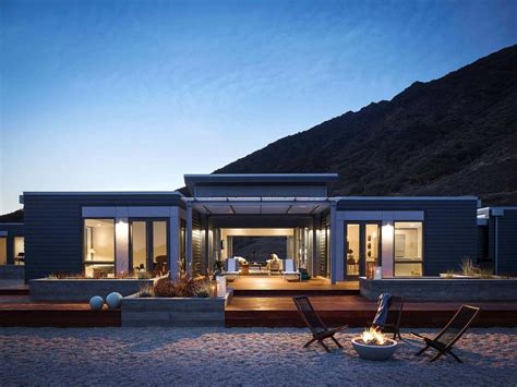 Modern, pre-fab/modular beach house, multiple styles, 80 percent ...