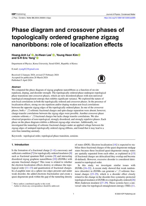 Phase diagram and crossover phases of topologically ordered graphene zigzag nanoribbons: role of ...