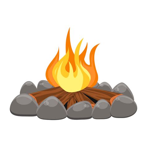 Camp Fire Vector Art, Icons, and Graphics for Free Download