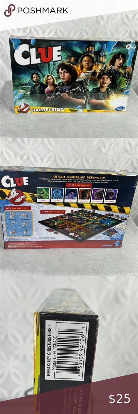 Hasbro Gaming Clue Ghostbusters Edition Game | Ghostbusters, Hasbro, Ghost sightings