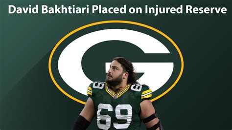 Green Bay Packers David Bakhtiari Placed on Injured Reserve - YouTube