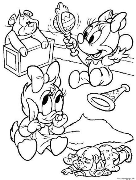 Minnie Mouse And Daisy Duck Coloring Pages at GetColorings.com | Free ...