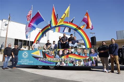 SDCCD facilities team creates Pride parade float