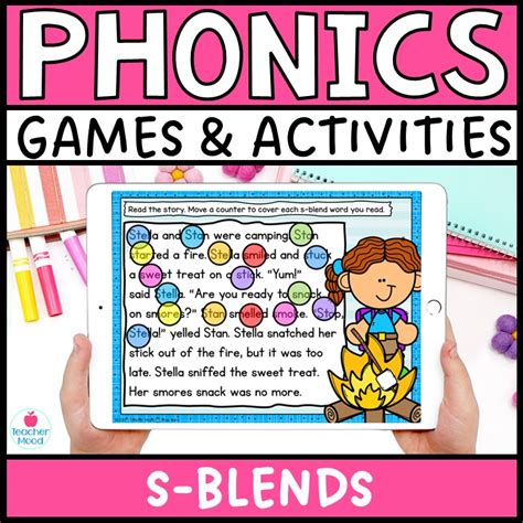 Phonics Games | S Blends | Literacy Centers for 1st Grade Phonics ...