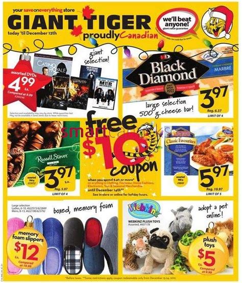 Giant Tiger flyer Dec 5 to 12