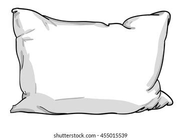 Sketch Vector Illustration Pillow Stock Vector (Royalty Free) 589171322 ...