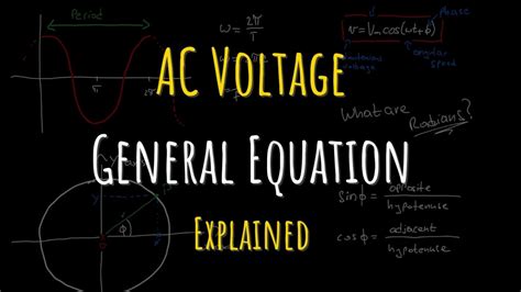 Breakdown of the AC Voltage General Equation • Engineering Scribbles