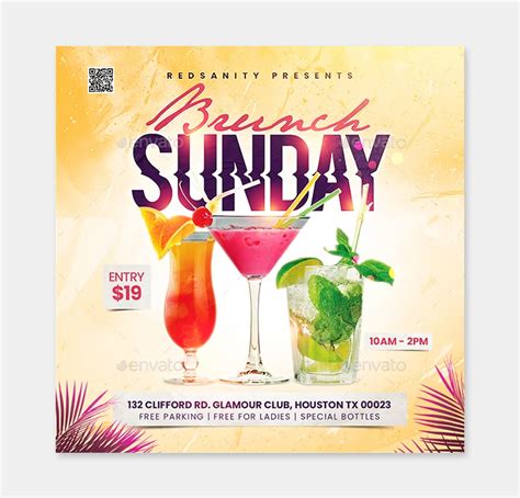 Sunday Brunch Flyer PSD - ksioks