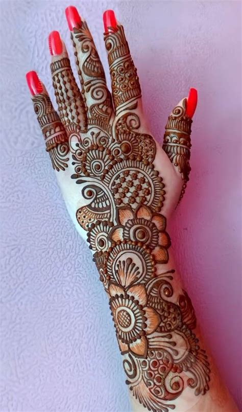 Back Hand Arabic Henna Design! | Mehndi designs, Latest simple mehndi ...