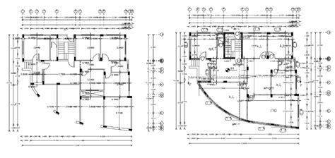 Residential And Commercial Building Working Drawing Plan DWG - Cadbull this is the drawing of ...