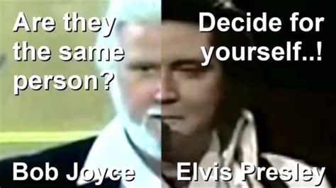 Elvis Presley and Bob Joyce! Are They The Same Person? You Decide for Yourself...! - YouTube