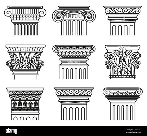 Roman pillar drawing hi-res stock photography and images - Alamy