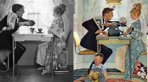 How Norman Rockwell Used Photographs to Create His Famous Paintings: See Side-by-Side ...