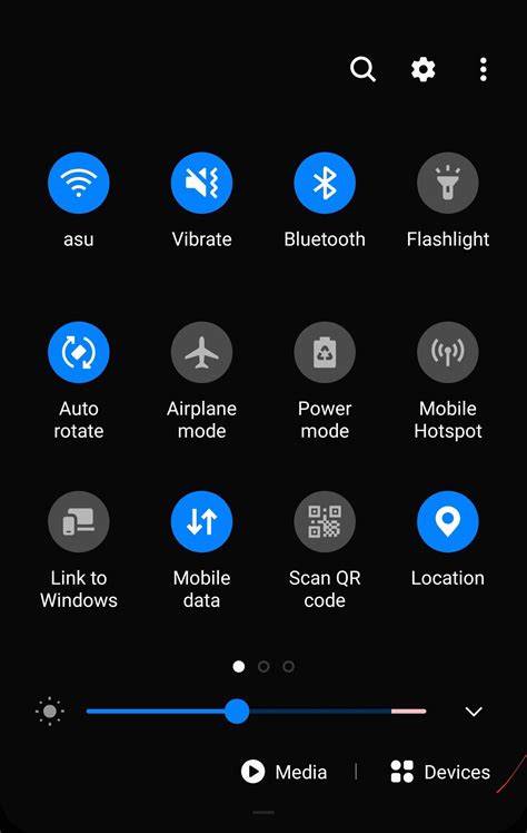 Android 10 Navigation bar quick panel button removed? : GalaxyS9