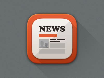 News Icon | App icon design, Custom icons, Mobile app icon