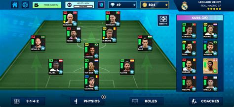 3-1-4-2 is excellent. What is your formation? : r/DreamLeagueSoccer