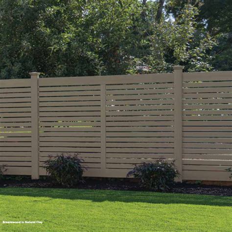 Bufftech Breezewood Vinyl Fence Panels | Hoover Fence Co.