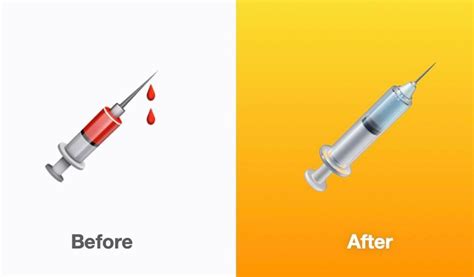 Apple Has Made The Syringe Emoji Look Less Gruesome As The Vaccine ...