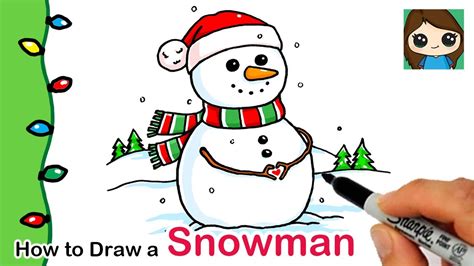 How to Draw a Snowman | Christmas Series #4