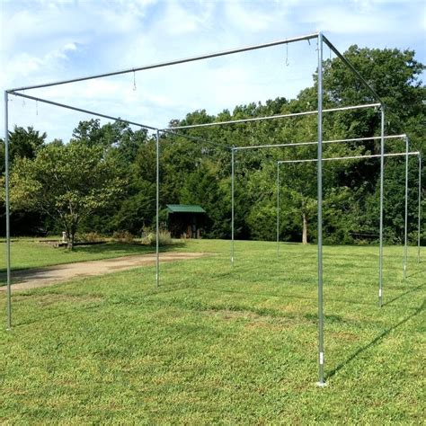 Batting Cage Frame Kit EZ Up Down | 10ft x 12ft x 30ft Batting Cage Frame | Jones-Sports.com