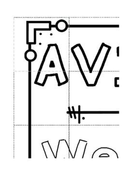 AVID Puzzle Poster Square Bulletin Board Activity College Week Art Project