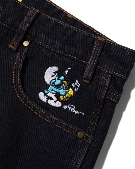 Butter Goods x The Smurfs™ Harmony Denim Pants Washed Black – Sparky Online Store