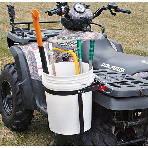 ATV Single Bucket Holder - 142395, Racks & Bags at Sportsman's Guide ...