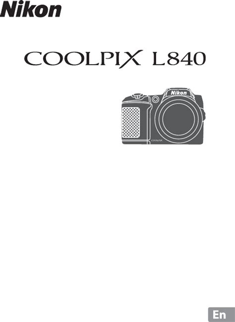 User manual Nikon Coolpix L840 (English - 176 pages)