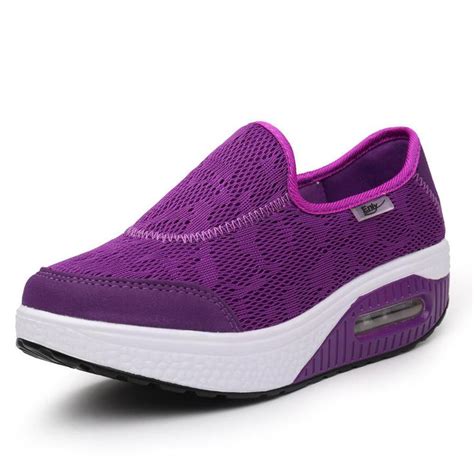 Rocker Sole Shoes Women Slip On Sport Casual Running Canvas Shoes Women's Shoes from Bags ...