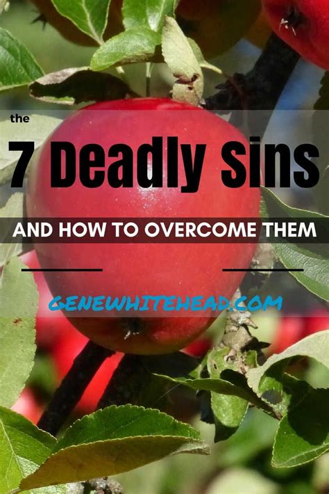 7 Deadly Sins and How to Overcome Them | Overcoming, Powerful scriptures, Seven deadly sins bible