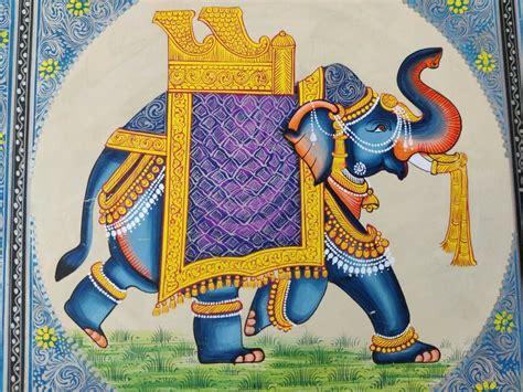 Traditional Indian Art Elephant