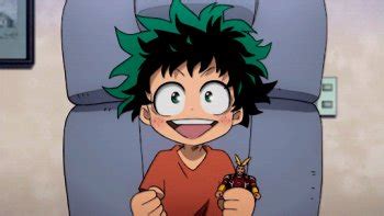 Kid Deku Crying Gif