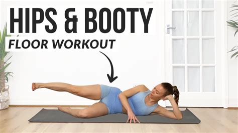 HIPS & BOOTY WORKOUT - ALL FLOOR EXERCISES (10 MINUTES) - YouTube