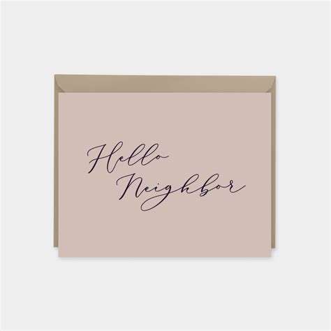 Hello Neighbor Card | Wrapping Paper | Michaels