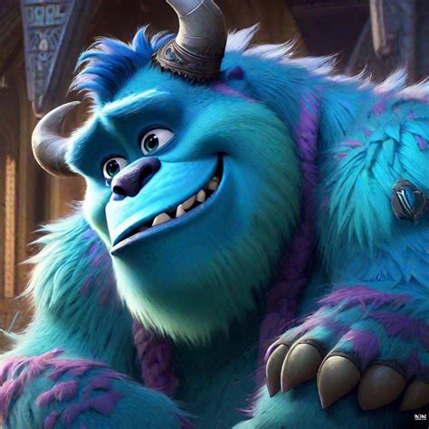 Sulley from monsters.inc movie at pyramids,anime, i...