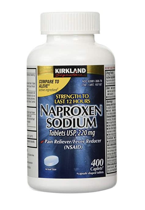 Naproxen Sodium 220mg - 400 Caplets | Pain Relief | Fast-Acting Formula