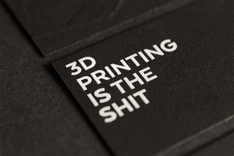 3D Printed Business Cards :: Behance