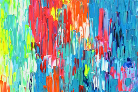 Happy Gypsy Dance 26 - Colorful Large Abstract Painting by Tiberiu Soos (2022) : Painting ...