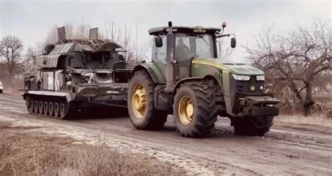 Tank vs Tractor — Russian Army Gets The "Ultimate Revenge” On Ukrainian Tractors After They ...