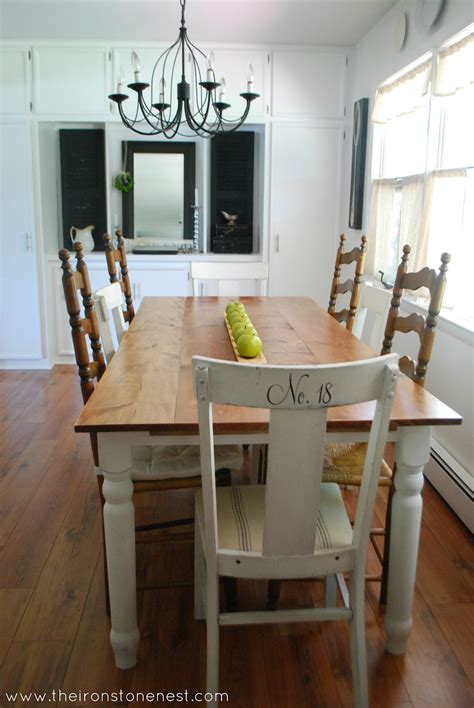 White Farmhouse Dining Room | Remodelaholic