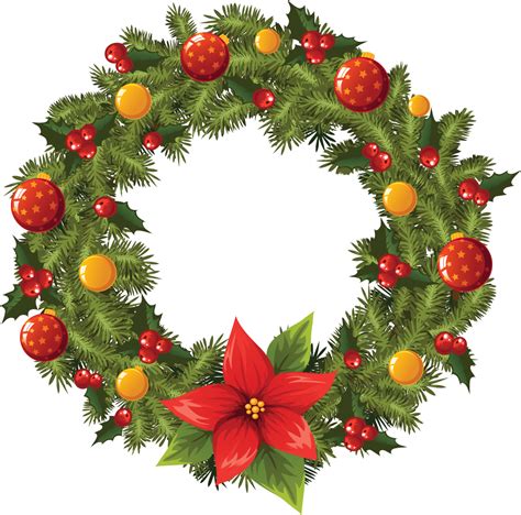 Christmas Wreath Garland Clip art - garland png download - 1186*1173 ...