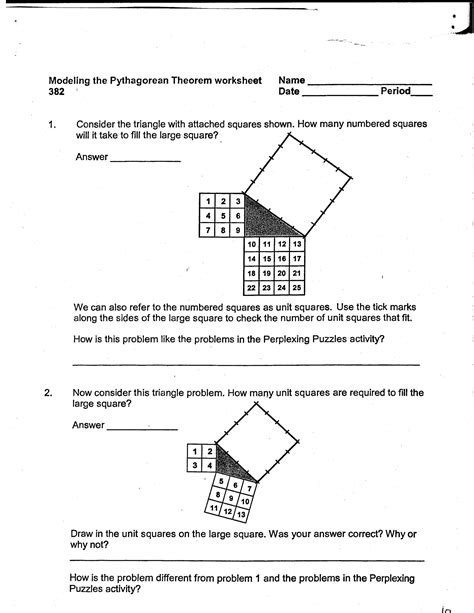 48 Pythagorean Theorem Worksheet with Answers [Word + PDF]