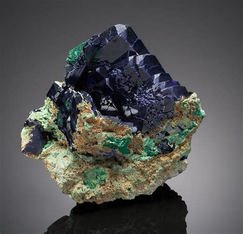 AZURITE Tsumeb Mine (Tsumcorp Mine), Tsumeb, Otjikoto (Oshikoto) Region ...