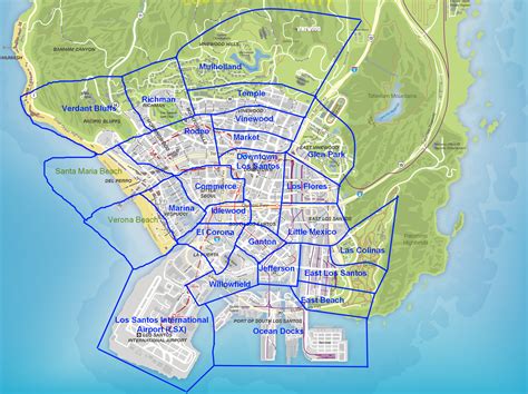 GTA V Map Labeled with San Andreas Neighborhood Names? - GTA Online ...