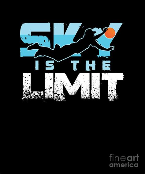 Sky Is The Limit Skydiving Skydivers Paragliding Parachuting Air Diving Gifts Digital Art by ...