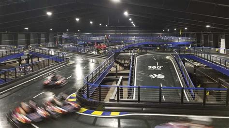 Buckle up: World’s largest indoor go-kart track opens | Go kart tracks, Go kart, Karting