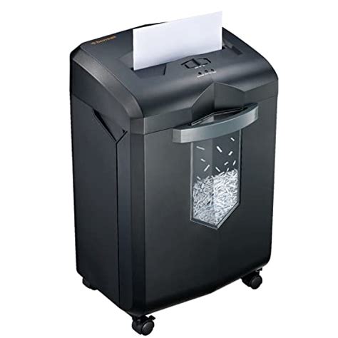 Bonsaii Paper Shredder, 18-Sheet 60-Minutes Paper Shredder for Office Heavy Duty Cross-Cut ...