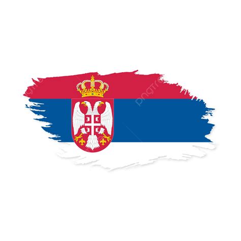 Serbia National Flag Vector With Transparent, Serbia, Serbia Flag ...